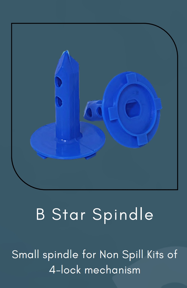 Blu staar spindle